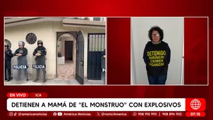 Detienen a mamá de alias El monstruo en Comas. Foto y video: América Noticias
