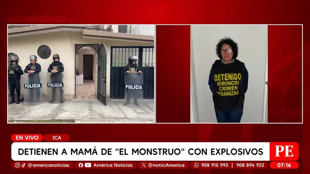 Detienen a mamá de alias El monstruo en Comas. Foto: América Noticias Detienen a mamá de alias El monstruo en Comas. Foto: América Noticias