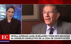 Inmunidad: Urviola, Cateriano y Landa renunciaron al consejo consultivo de Comisión de Constitución - Noticias de cesar-landa