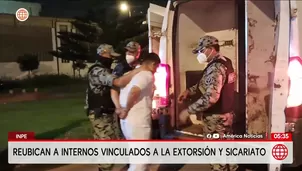 INPE traslada a 17 internos a penales de máxima seguridad. Foto y video: América Noticias