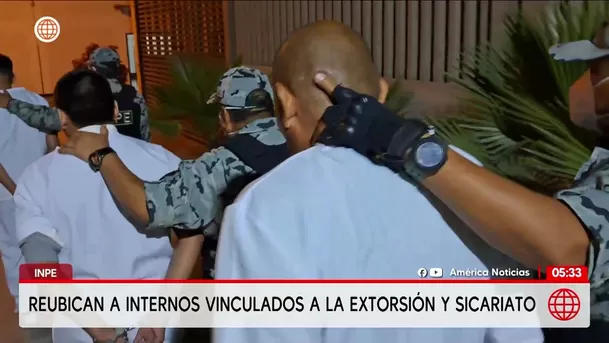 INPE traslada a 17 internos a penales de máxima seguridad. Foto: América Noticias