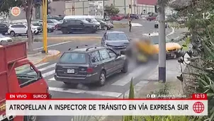 Inspectora de tránsito es atropellada tras violento choque en la Vía Expresa Sur. Foto y video: América Noticias
