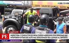 Inspectora y conductor de grúa fueron agredidos en San Luis - Noticias de inspector