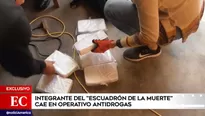 Integrante del Escuadrón de la muerte cae en operativo antidrogas. Foto: América Noticias