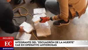 Integrante del Escuadrón de la muerte cae en operativo antidrogas. Foto: América Noticias