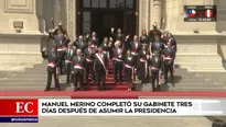 Nuevo gabinete ministerial. América Noticias