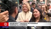 Milagros Takayama y Tamar Arimborgo no lograron ingresar al Congreso. Foto y video: América Noticias