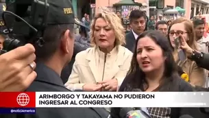 Milagros Takayama y Tamar Arimborgo no lograron ingresar al Congreso. Foto y video: América Noticias