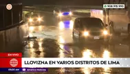 Intensa llovizna en varios distritos de Lima