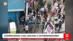 Intentan linchar a extorsionadores que llevaban dinamita en SMP. Foto y video: América TV