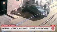 Intento de robo de autopartes en Villa María del Triunfo