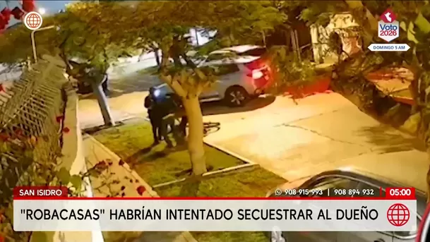 Intento de secuestro y robo en San Isidro. Foto: América Noticias