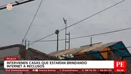 Intervienen casas que brindarían internet a reclusos en Trujillo