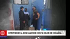 Intervienen a dos marinos con 16 kilos de cocaína 