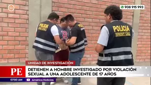 Detienen a investigado por abuso. América Noticias