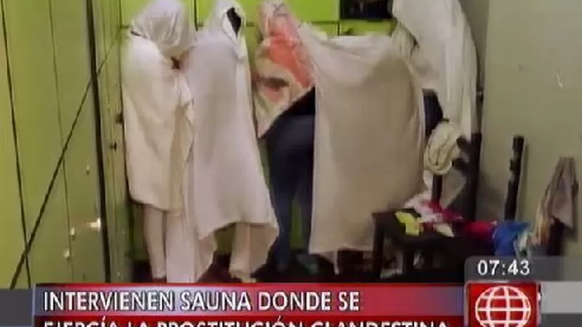 Intervienen sauna en Santa Anita en donde se ejercía la prostitución clandestina