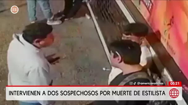Intervienen a sospechosos por muerte de estilista en Miraflores. Foto: América Noticias Intervienen a sospechosos por muerte de estilista en Miraflores. Foto: América Noticias