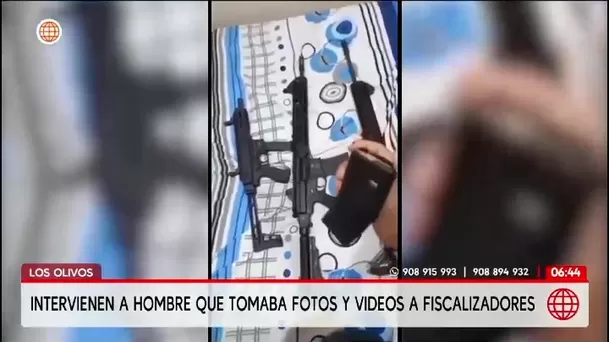 Intervienen a sujeto por grabar a fiscalizadores/ América Noticias Intervienen a sujeto por grabar a fiscalizadores/ América Noticias