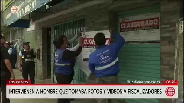Intervienen a sujeto que grababa a fiscalizadores tras recibir amenazas de muerte/ América Noticias Intervienen a sujeto que grababa a fiscalizadores tras recibir amenazas de muerte/ América Noticias