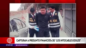 Capturan a presunto miembro de 'Los intocables ediles'. Foto. América Noticias