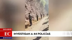 El Poder Judicial dictó nueves meses de prisión efectiva contra cuatro policías. Foto: América Noticias