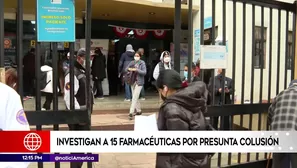 Indecopi investiga a farmacéuticas. América Noticias