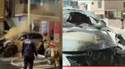 Investigan el incendio de una camioneta por extorsión en Mi Perú