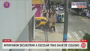 Investigan intento de secuestro a escolar en el Callao. Foto y video: América Noticias