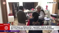 Investigan a presunto hacker en Iquitos por el robo de 2 millones de soles a chilenos. Foto y video: América Noticias