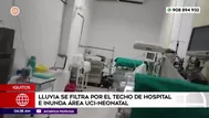 Iquitos: Área de UCI Neonatal se inundó tras filtración