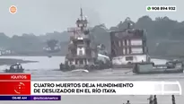 Cuatro muertos tras hundimiento de deslizador en Iquitos. Foto y video: América Noticias