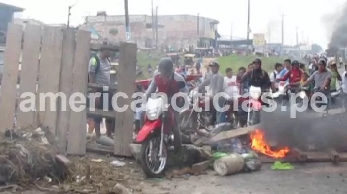 Desalojo en Iquitos. América Noticias