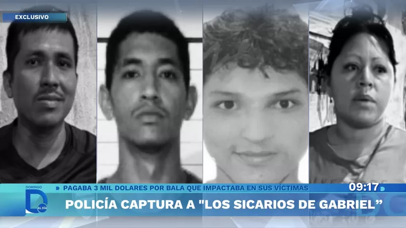 Iquitos: Desarticulan red de sicarios vinculada a 14 homicidios