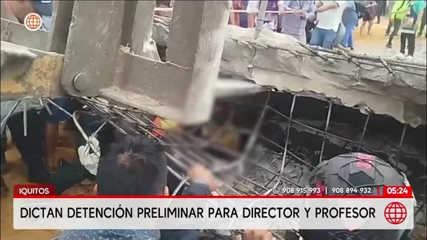 Dictan detención preliminar contra director y profesor en Iquitos por muerte de alumno. Foto: América Noticias Dictan detención preliminar contra director y profesor en Iquitos por muerte de alumno. Foto: América Noticias