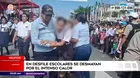 Iquitos: Escolares se desmayan en desfile por intenso calor