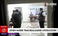 Iquitos: Joven muere tras realizarse liposucción - Noticias de liposuccion
