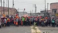 La situación ha llevado a evacuar un colegio por el excesivo uso de gas lacrimógeno y la confrontación. / Video: Canal N