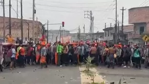 La situación ha llevado a evacuar un colegio por el excesivo uso de gas lacrimógeno y la confrontación. / Video: Canal N