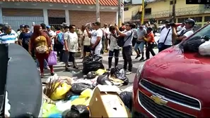 Trabajadores de Maynas aseguran que no les pagan sus sueldos. Foto: captura de TV