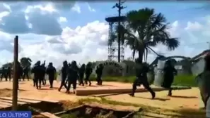 Un grupo de pobladores en Iquitos quemaron llantas en el sector. Foto y video: Canal N