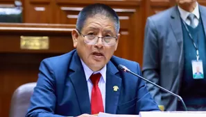 Isaac Mita culpa a la prensa por el aumento de la inseguridad. Foto y video. Canal N/Andina