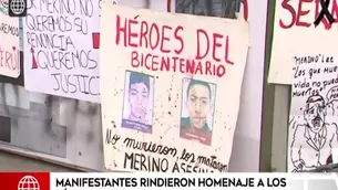 La tarde de este lunes, los restos de Inti Sotelo y Jack Brian Pintado fueron sepultados en Huachipa y Puente Piedra, respectivamente 