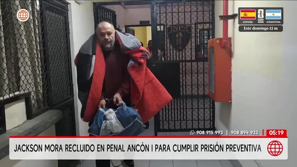 Jackson Mora ingresa a prisión preventiva por fraude informático. Foto: América Noticias Jackson Mora ingresa a prisión preventiva por fraude informático. Foto: América Noticias