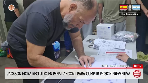 Jackson Mora ingresa a prisión preventiva por fraude informático. Foto: América Noticias Jackson Mora ingresa a prisión preventiva por fraude informático. Foto: América Noticias