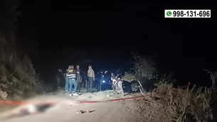 Ocurrió en la carretera Jaén Las Pirias en la región Cajamarca. / Foto y Video: América Noticias