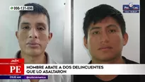 Hombre abatió a delincuentes en Jaén. Foto y video: América Noticias