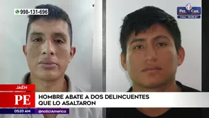 Hombre abatió a delincuentes en Jaén. Foto y video: América Noticias