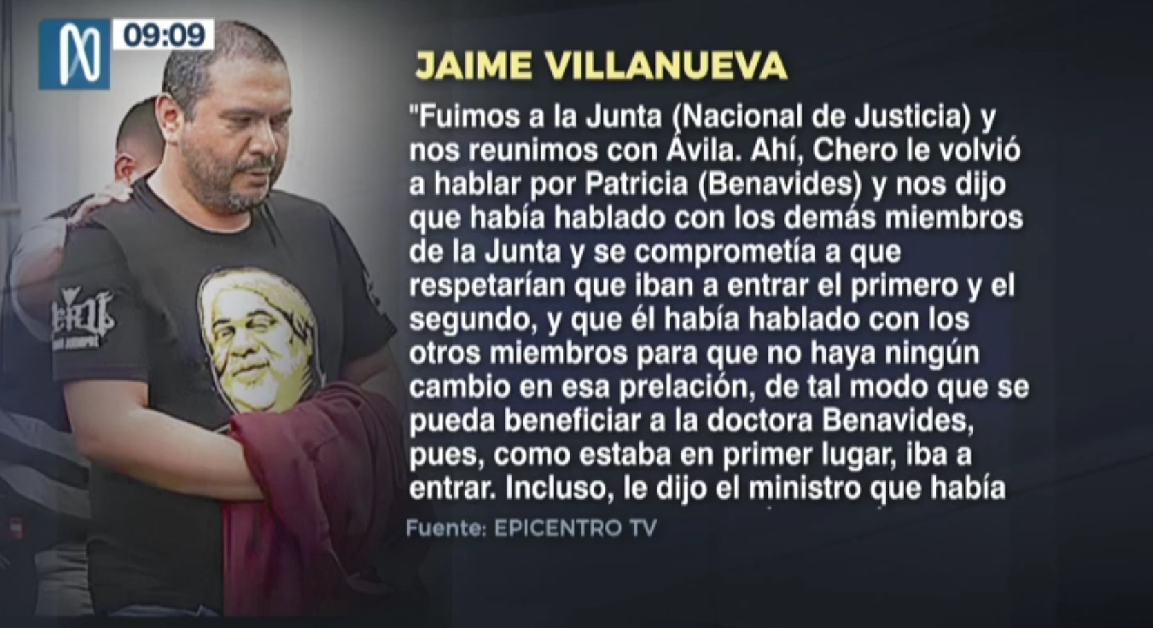 Jaime Villanueva: Las declaraciones respecto a José Ávila y Félix Chero