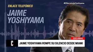 Jaime Yoshiyama permanece internado en un hospital de Miami, Estados Unidos. Foto: captura de TV