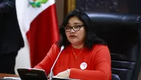 Janet Sánchez se refirió al caso del ministro Jorge Meléndez. Foto: Andina